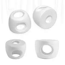 Детская круглая ручка для дверей анти-открывающаяся крышка комнаты Чехлы для дверных ручек анти-столкновения Дети Безопасность Экологичные принадлежности