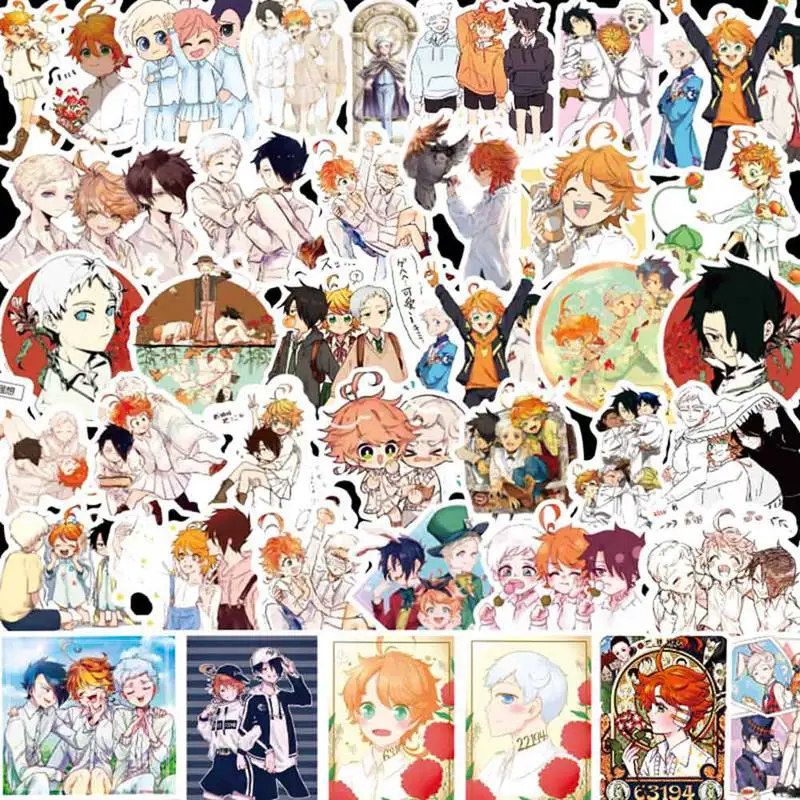 50 шт./упак. декоративные Стикеры s обещание Neverland ПВХ Водонепроницаемый Стикеры Тетрадь ноутбук велосипеда чемодан Стикеры s
