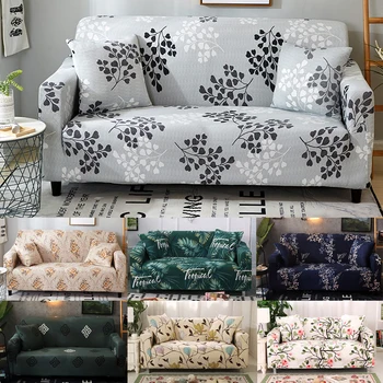 

Stretch Slipcovers Sectional Elastic Stretch Sofa Cover for Living Room Couch Cover L shape Armchair Cover Single/Two/Three seat