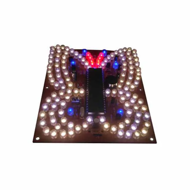 

A23-- Music LED Light Butterfly Shape Remote Control Lighting Kits Electronic LED Lamp Parts Electronic DIY Kit