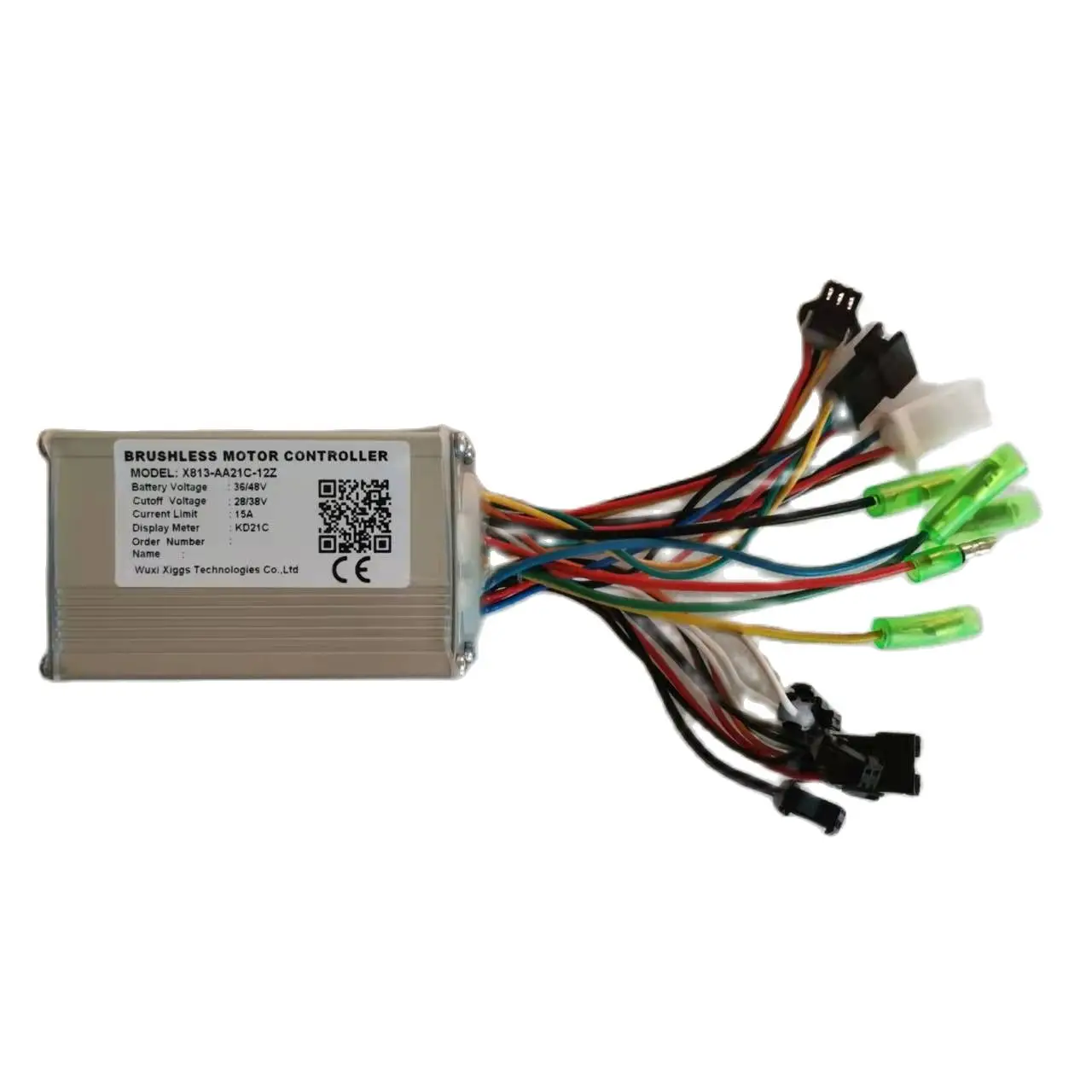 Macwheel Bike BRUSHLESS MOTOR CONTROLLER X813-AA21C-12Z 48V/39V 15A KD21C Electric Bicycle Accessories