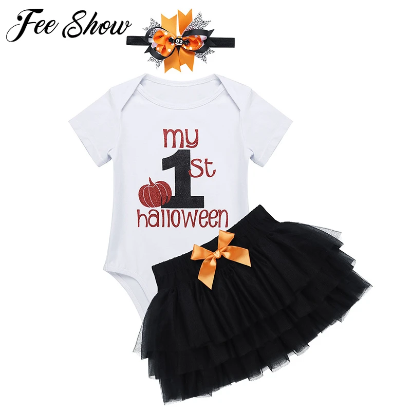 baby girl 1st halloween outfit