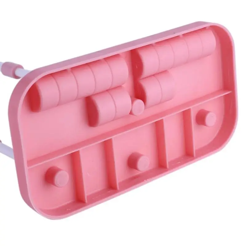 1 шт. розовая швейная стойка для ниток Регулируемая вышивка 3 нити катушки пластиковый держатель домашняя ручная швейная машина аксессуары