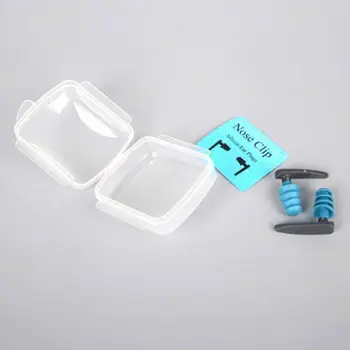 

Soft Silicone Swimming Ear Plugs Comfortable Waterproof Noise Cancelling Reusable Hearing Protection Earbuds Storage Case