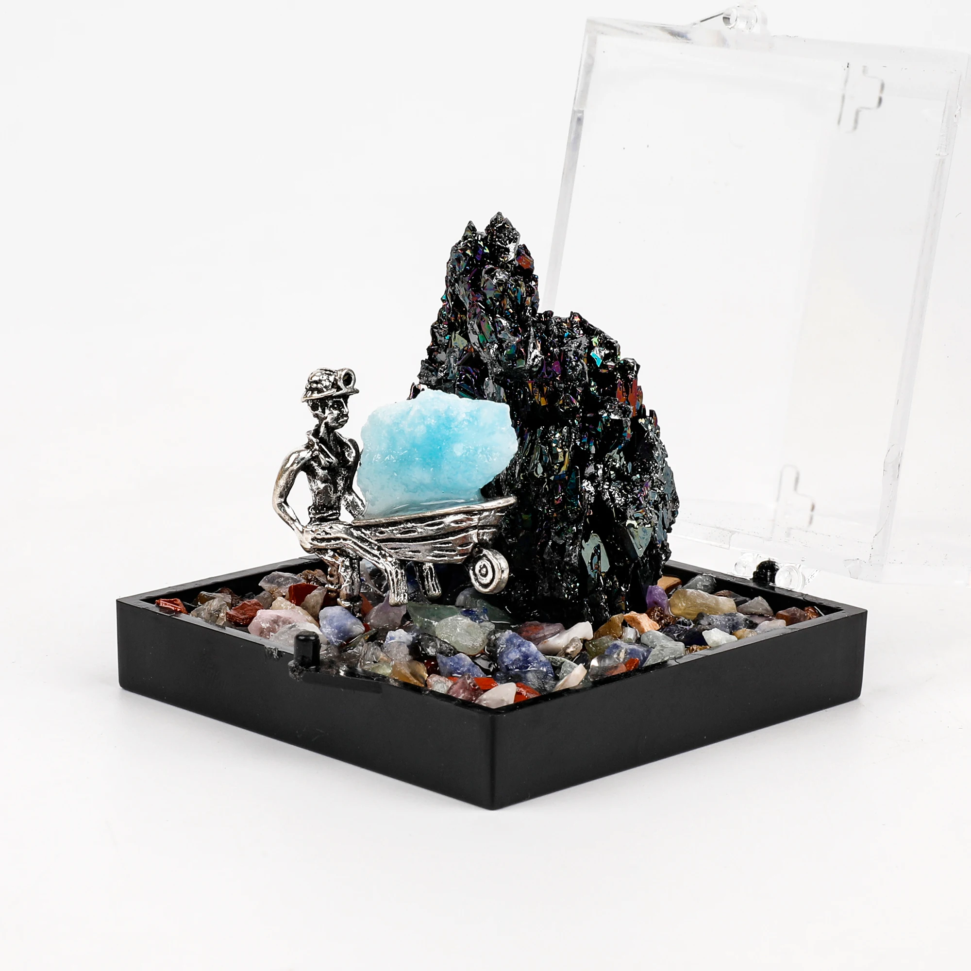 

1pcs Natural Stones Specimen Raw Mineral Home Decoration Coal Crystal