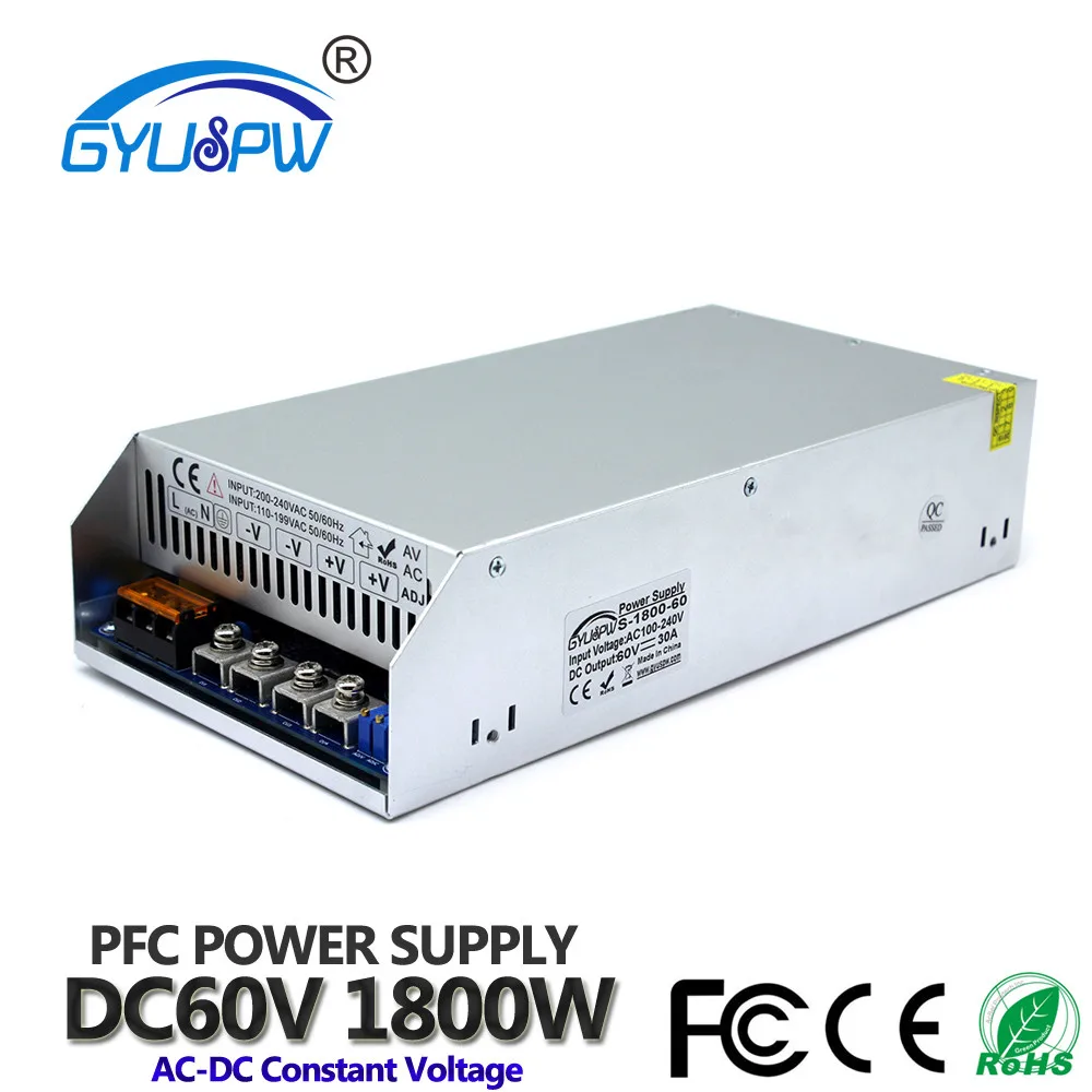 Fuente De Alimentación Conmutada AC 220V A DC 110V Ajustable - 350W A 1200W, Protecciones Múltiples