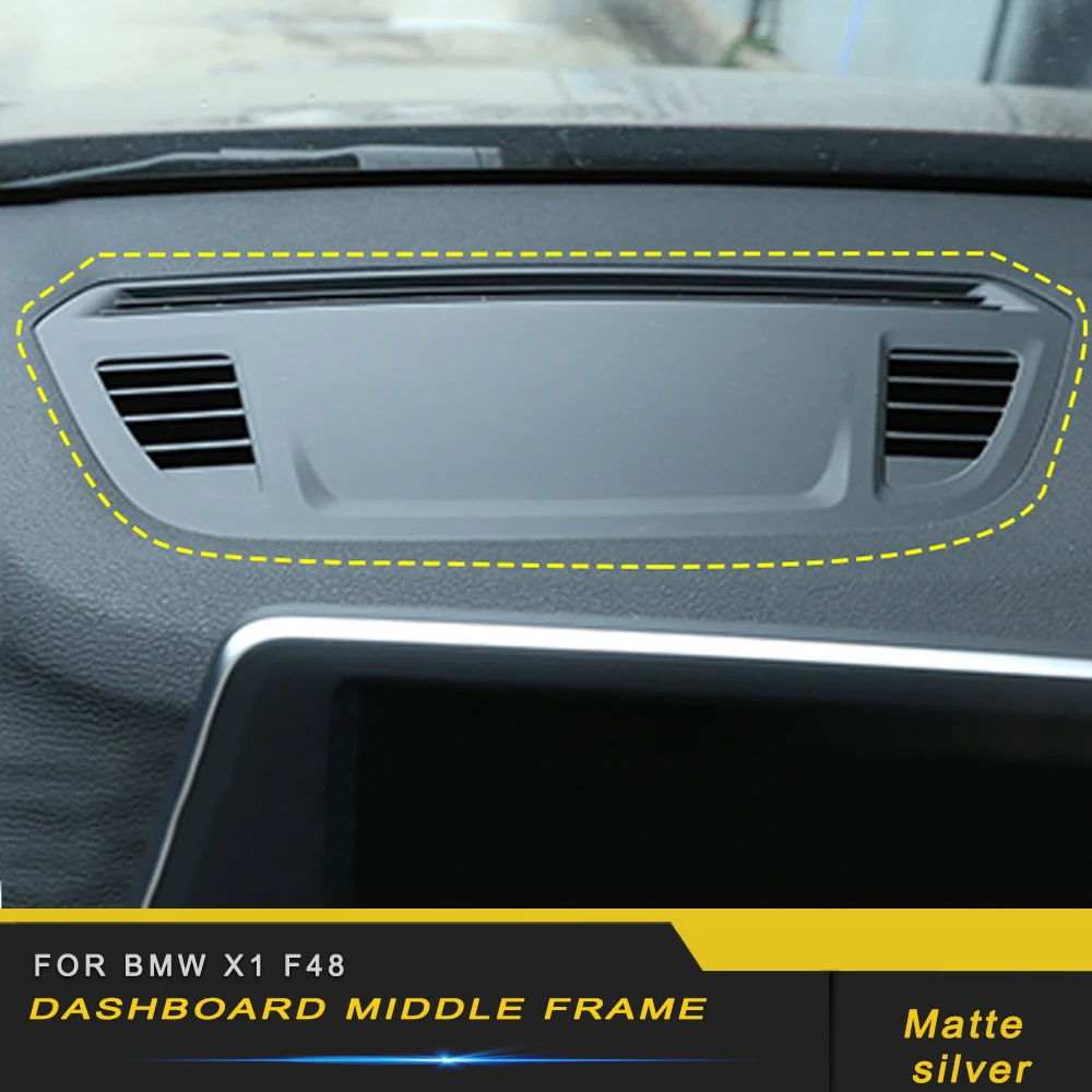 Для BMW F48 X1 авто-Стайлинг центральная консоль на приборной панели рамка накладка наклейка аксессуары для интерьера