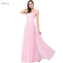 Сексуальное розовое платье подружки невесты Vestidos De Madrinha элегантная шифоновая, с завязывающимся бантом пригласительные на свадьбу платье халат hond'honneur