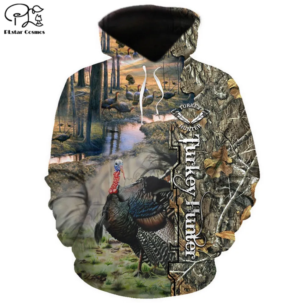 Турция Охота 3d толстовки с принтом для женщин мужчин Повседневная Толстовка