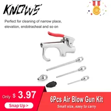 Универсальный 6 шт. воздушный пылеудаляющий сжатый пистолет для выдувания пыли сопло воздуходувки набор инструментов для очистки надувания воздуходувки воздушный наконечник части автомобиля