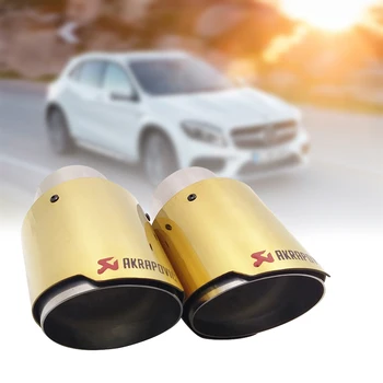 

Universal Stainless Steel Rear Tail Exhaust Muffler Tip End Pipe Silencer Tail Pipe Cover