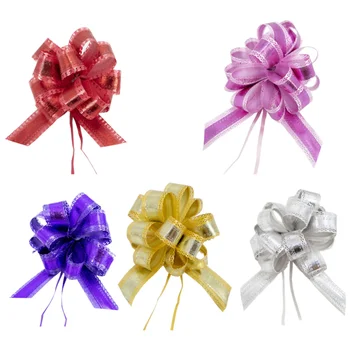 

5 Pcs Gift Pull Bow Pull Bow Ribbon for Party Birthday Christmas Gift