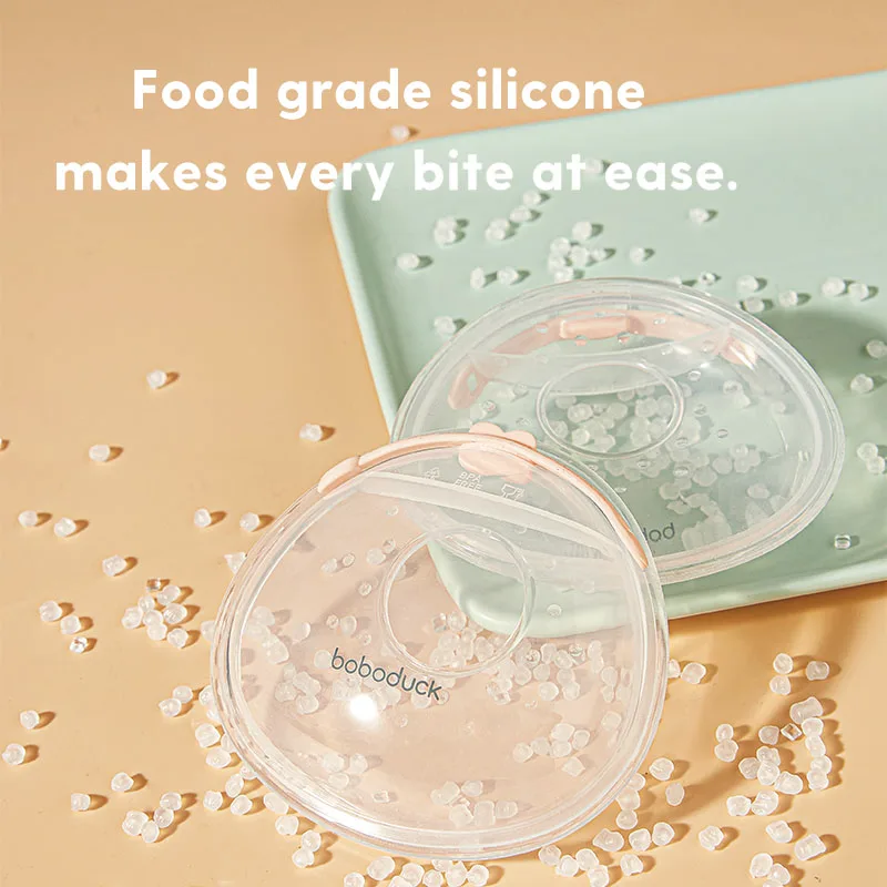 Boboduck  Wearable Breast Milk Collector & Nipple Shield & Breast Pad Prevent Leakage of Breastmilk  Hands Free Anti-leak 2x80ml