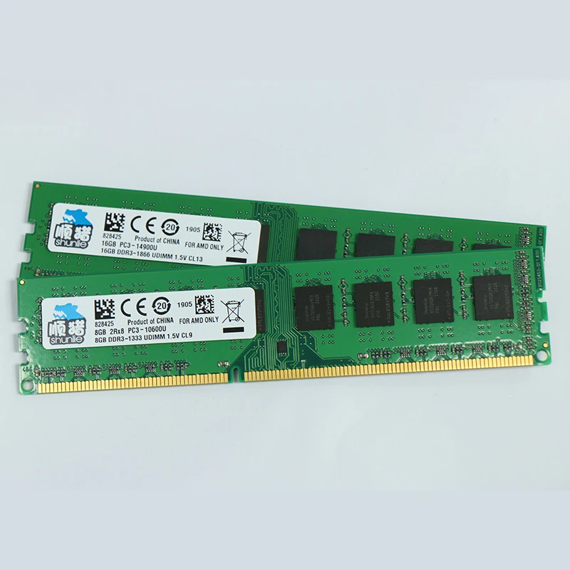 Оперативная память skyhinx mic ddr3 4 Гб 16 1333 МГц 1600 1866 для настольных ПК AMD только