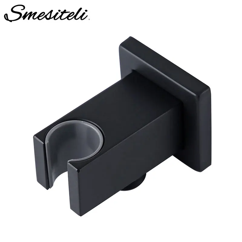 Smesiteli Matte Black Badkamer Squre Douchekop Slider Holder