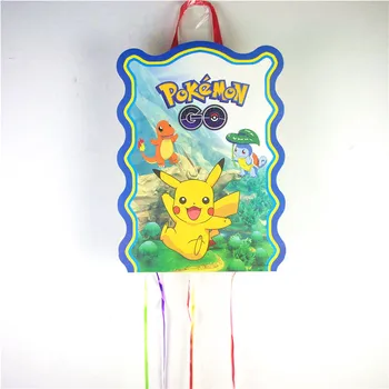 

1Pcs Pokémon pikachu Cartoon Paper Folding Pinata Party Toy Game Bingo Girl Kids Birthday/Festival Decoration Favor Supplies