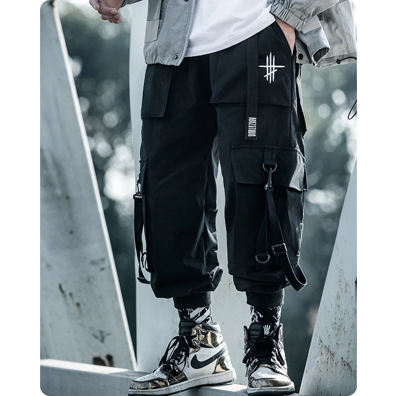 michalkova Paratrooper Japanese military Male Joggers Mens hip hop Pockets Ankel Cargo Pants Men Streetwear Pants Casual cargo pants,military cargo pants,men casual pants