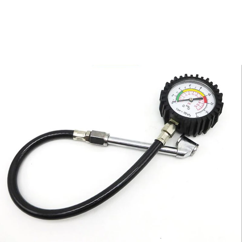 

Car tire pressure gauge, used for car motorcycle SUV pump tire inflator repair tool durable air compressor monitoring table