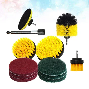 

12pcs Electric Cleaning Brush Nylon Drill Cleaning Brush Attachments Multifunction Power Scrubber Brush Drill Attachment Kit for