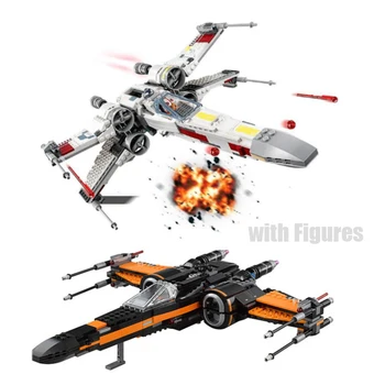 New Star Wars Series X-Wing Starfighters Compatible StarWars 75218 75102 Building Blocks Bricks Toys Christmas Gifts