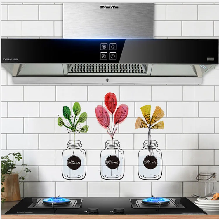 Прозрачные маслостойкие настенные Стикеры кухонные обои водостойкие