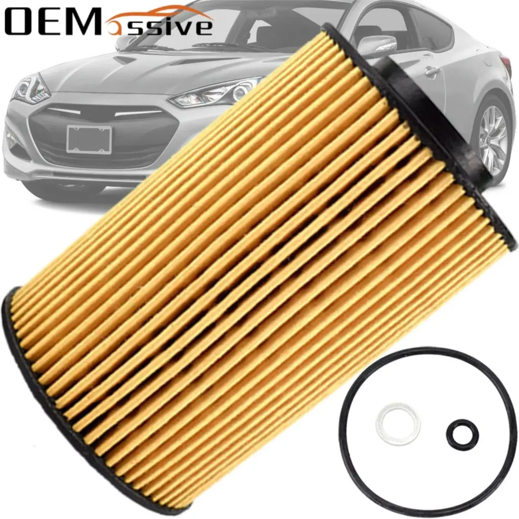 Масляный фильтр для Hyundai Genesis 2008 - 2012 2013 2014 2016 2017 2018 2019 V6 Equus/Centennial 3778ccm 4627ccm 5038ccm Масляный фильтр для Hyundai Genesis 2008 - 2012 2013 2014 2016 2017 2018 2019 V6 Equus/Centennial 3778ccm 4627ccm 5038ccm