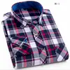 2022 Plaid Shirt New Autumn Winter Flannel Red Checkered Shirt Men Shirts Long Sleeve Chemise Homme Cotton Male Check Shirts ► Photo 2/6
