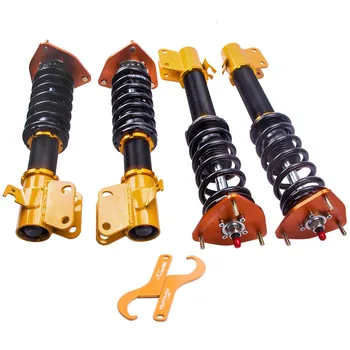 

24 Ways Damper Coilovers for SUBARU WRX GDB GDA 2002-2007 Shock Absorbers Front Back Top Mount Camber Plate Spring