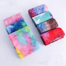 Галстук-краситель йога одеяло коврик для йоги с печатным изображением полотенце гранулы более толстый фитнес Коврик для йоги драпировка йога одеяло многоцветный