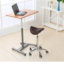 Стоячий прикроватный столик подъемный компьютерный стол настольный стол для учебы Ноутбук Мобильная рабочая платформа