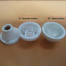 Со стандартными линзами 23,4 мм 8 градусов и 15 градусов конденсаторные линзы XLamp XR-E светодиодный объектив 1 Вт 3W рефлекторный коллиматор