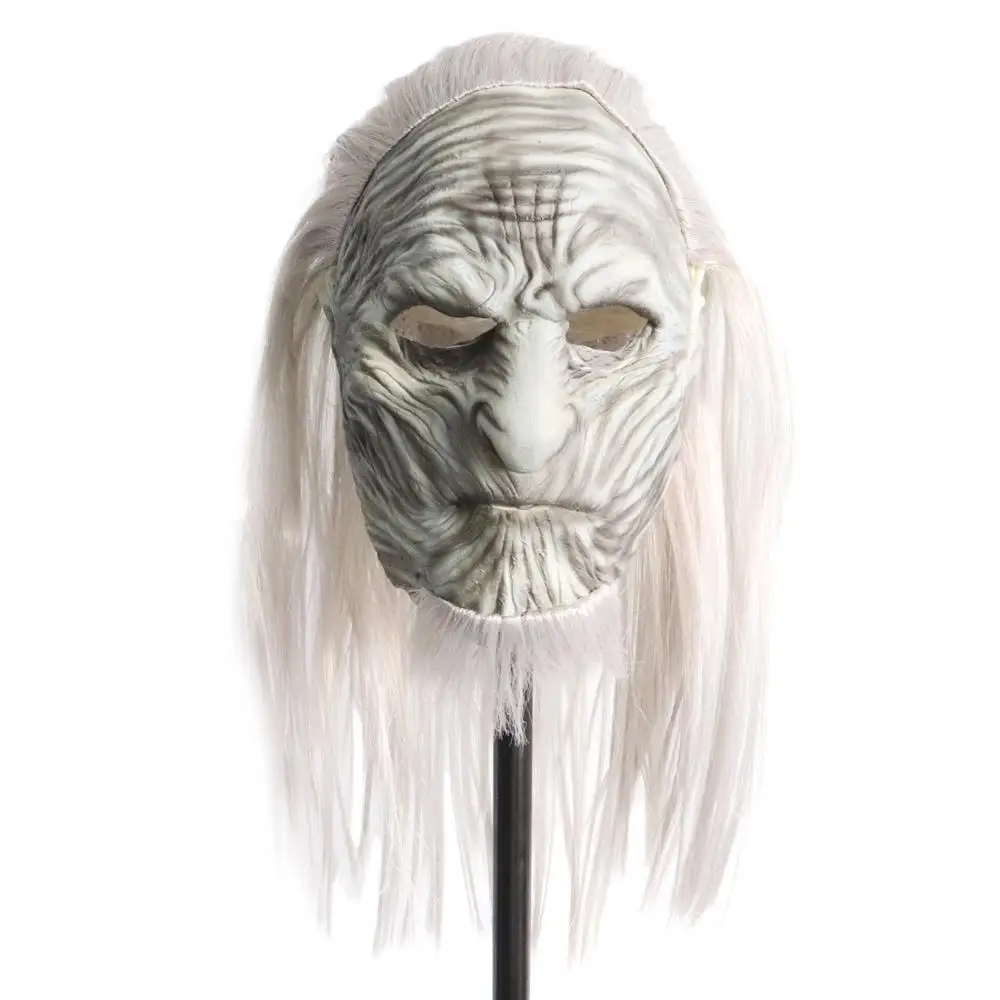 Новая игра престолов ночной Король Косплей маска белый ходунки жуткий, пугающий латексный шлем маски вечерние Необычные мяч Хэллоуин реквизит