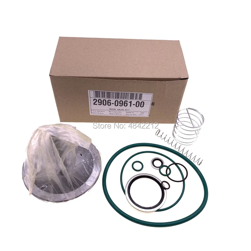 

Free shipping 2pcs/lot 2906096100(2906 0961 00) alternative check valve kit /oil stop valve kit for AC screw air compressor