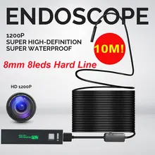 Прочная Ушная ложка бороскоп камера 1200P практичный видео в реальном времени HD эндоскоп портативный Контроль wifi эндоскоп