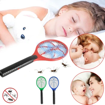 

Electric Mosquito Swatter Insect Fly Handheld Racket Killer Protect Human Giant Hand Shaped Swatter Fly vliegenmepper WF107