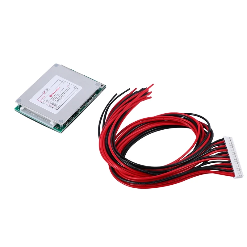 16S 60V 20A 18650 литий полимерная плата для защиты батареи BMS PCB с радиатором E Bike