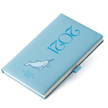 

2021 Calendar Schedule Notepad A5 Narwhal Efficiency Manual Calendar Notepad Month Plan Korean Diary Notebook
