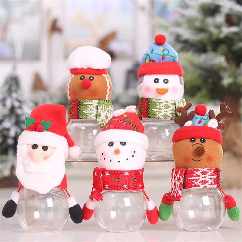 Рождественские новогодние DIY рождественские украшения креативные банки для