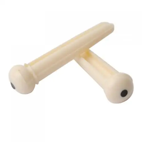 3R3L High Quality Guitar BRIDGE PINS Acoustic Guitar String Pegs Beige