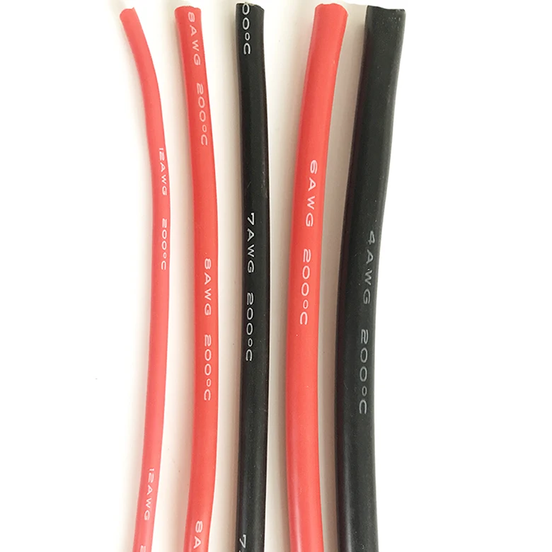 Description Picture 5 of item26 AWG Flexible Silicone Wire Cable 0.15mm2 High Temperature Max 200 Degrees 600V Test Line Wire