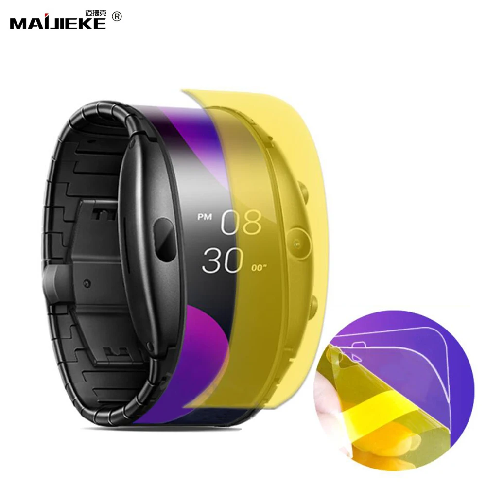 Полное покрытие HD пленка из мягкого ТПУ для Nubia ALPHA Smart Watch phone 4 01 &quotЗащитная экрана