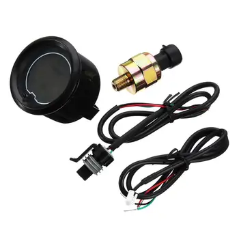 

Hot Universal 2 Inch 52mm Car Oil Press Pressure Gauge Digital 7 Colors LED Light Car Meter Gauges