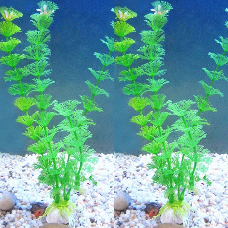 Tanio Nowy 30CM sztuczny podwodny akwarium z roślinami dekoracja akwarium