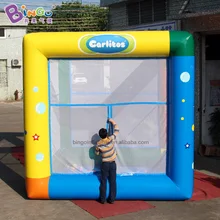 Забавные игры, надувной мяч, бассейн с 4x4x4 mH, ПВХ мини батут, спортивная игра для детей, открытый парк развлечений, надувные игрушки