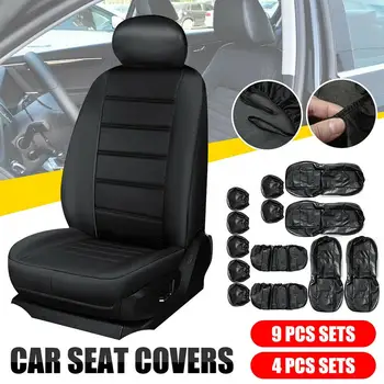 

Universal Car Seat Cover Front & Rear Head Rests Full Set Auto Seat Cover Car Seat Protector Rear Seat Back Cushion Pad Mat