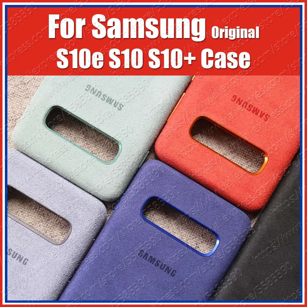 

Original Alcantara Samsung Note10 Note10+ Case Flannel Galaxy S10 S10e S10+ Plus Suede Full Protection Cover