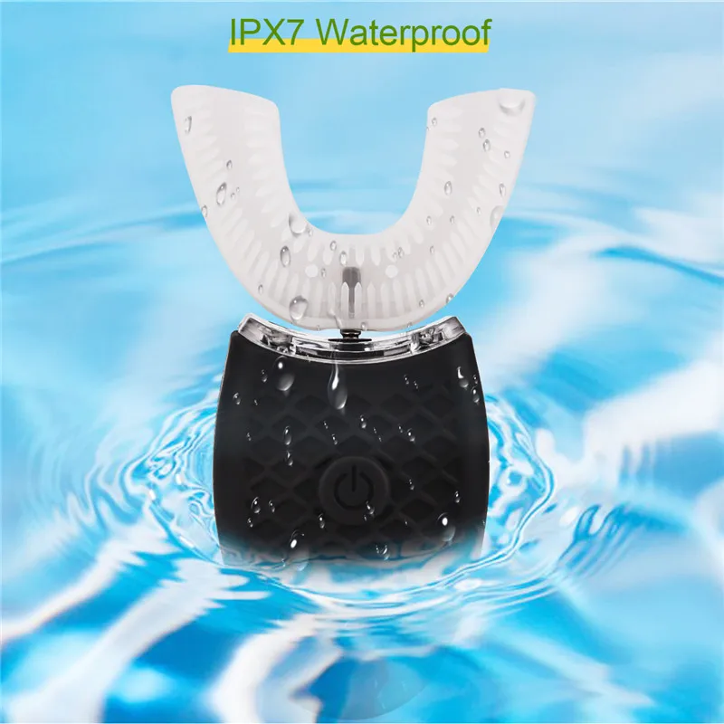 Waterproof Silicone Electric Ultrasonic Wave Toothbrush Automatic Tooth Cleaner Teeth Whitening 4 Modes Teeth Brush Cleaning Waterproof Silicone Electric Ultrasonic Wave Toothbrush Automatic Tooth Cleaner Teeth Whitening 4 Modes Teeth Brush Cleaning