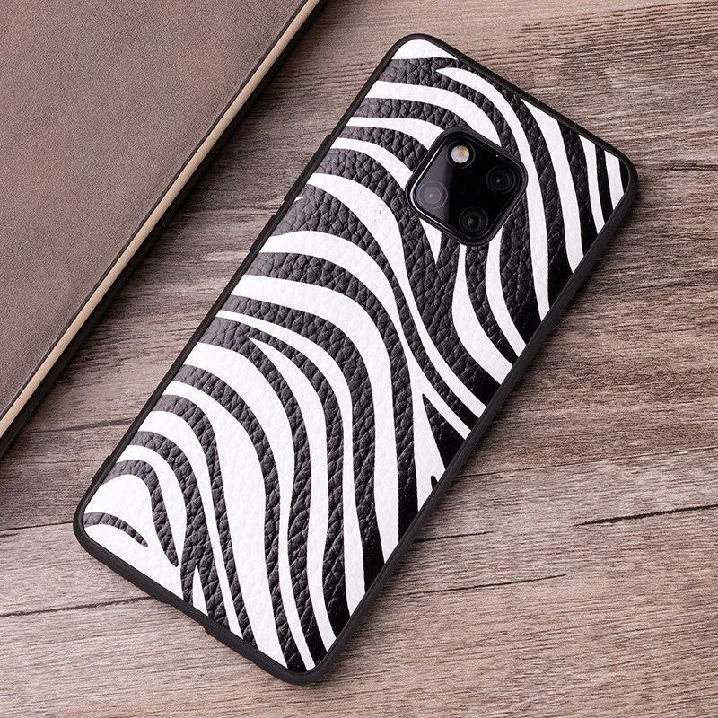 Чехол из воловьей кожи для телефона Huawei P20 P30 lite Mate 9 10 20 Pro Y9 P smart 2019 Роскошный чехол