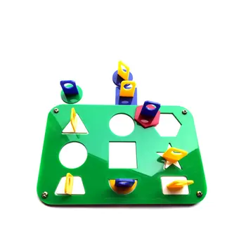 

Parrot Building Blocks Training Toy Identification Toys for Parrot Bird Educational Intelligent Training Toy Random Color 1 Pc