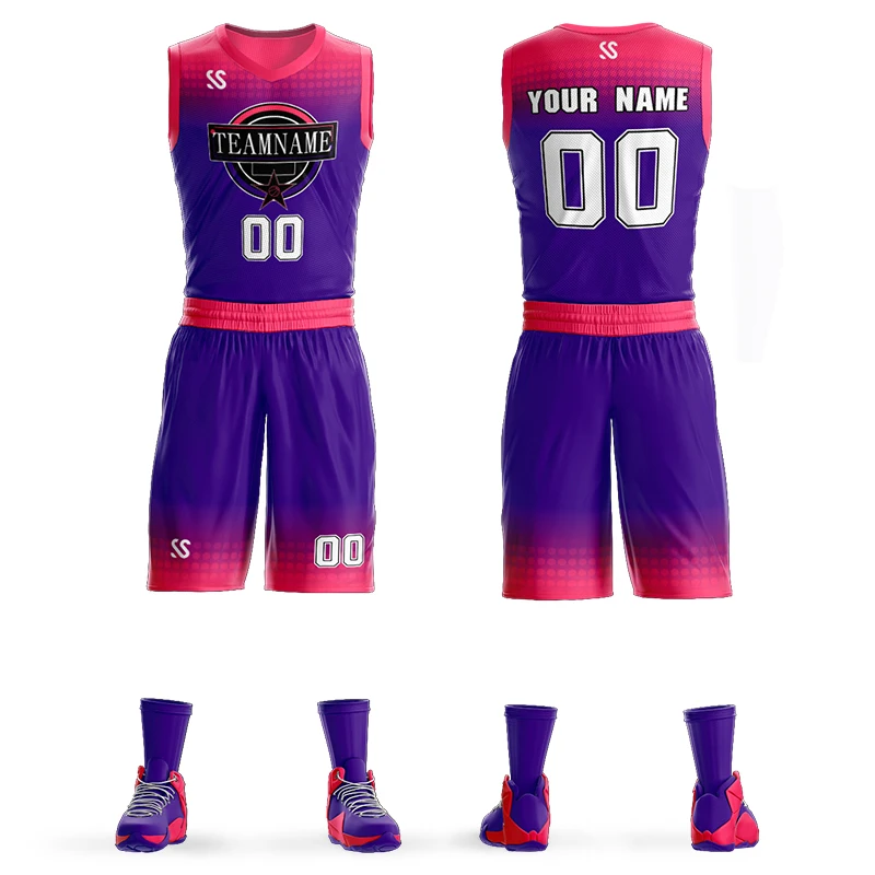 GraphicArtWear Custom Basketball Jersey / XS to 4XL / Youth and Adult / Royal Blue Jerseys / Sleeveless / Team Uniforms / Style - Jersey04 Royal